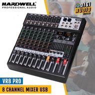 Audio Mixer 8 Channel - USB Audio Interface Soundcard Recording -