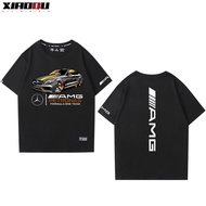 T-Shirt Short-Sleeved Printed With Mercedes-benz Car Culture AMG G63GT Summer Fashion For Men 1229 S