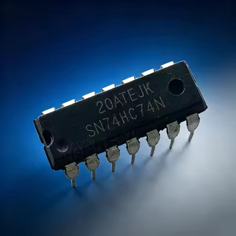 10pcs/lot SN74HC74N 74HC74N 74HC74 DIP-14 In Stock