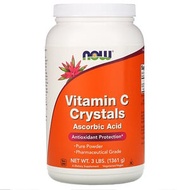 Now Foods, Vitamin C Crystals, 8 oz (227 g) / 3 lbs (1361 g)
