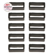 [KesotoMY] Pack of 10 Rubber Silicone Watch Band Watch Strap Free Loops Keepers Replacement