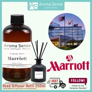 Aroma Sense Marriott Hotel Scent Reed Diffuser Refill (250ml) Fresh & Long Lasting Fragrance Aromath