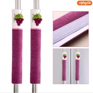 2Pcs/set Refrigerator Door Handle Covers Cloth Fabric Kitchen Appliance Refrigerator Cover