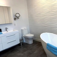 wall panel 3D pvc motif timbul waterproof dekorasi dinding kamar mandi
