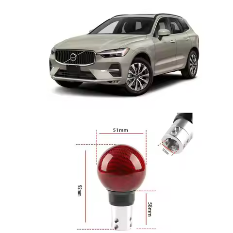 1x Car Accessories Modified Carbon Fiber Shift Knob For volvo xc60 s80 xc90 s60 v70 C30 C70 S40 S60 