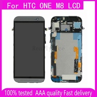 100% tests LCD For HTC ONE M8 Display Touch Screen Digitizer Assembly Replace For HTC ONE M8 screen 