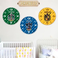 MESIN [WALL CLOCK] Wood Motif H4RRY P0TTER 3 COLOR Wall decoration clock machine
