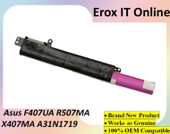 Asus A407 A407U A407M X507 X507U X407U X407M A507 A507M X507M X407UB-1C A31LM5H A31N1719 Battery