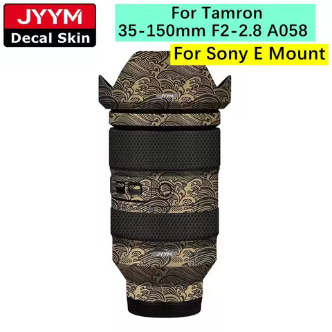 Lens Sticker For Tamron 35-150mm F2-2.8 A058 Decal Skin Vinyl Wrap Film Protector Coat For Sony E Mo
