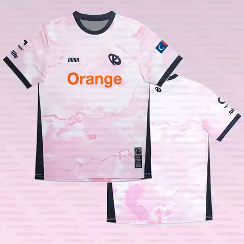 Karmine Corp Esports Club 2025 Uniforms Pink Jersey KCorp LOL Team Valorant Training Uniform Clothin