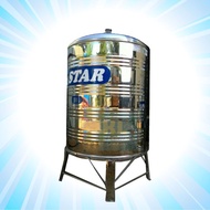 Tangki Air STAR Stainless Steel Water Tank New Model 1000 litres Vertical with stand.