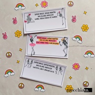 Mini Gift Wrapping Paper Farewell Theme Resign Base Packaging Souvenir Freebies