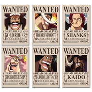 Cute size  / Mini size High Quality Print One piece Yonko Wanted Poster