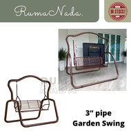 3V 3'' Pipe Metal Garden Swing / Indoor Outdoor Metal Swing Chair / Swing Seat Bench / Buaian Besar 3V / Buaian Taman
