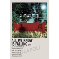 All We Know Is Falling Album Cover Poster - Paramore