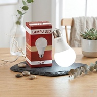 CAHAYA LED BULB 12W 12watt WHITE LIGHT W LED