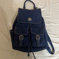 Tory Burch 深藍色尼龍背包