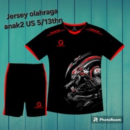 Children's soccer jerseys for ages 6-12 years. futsal soccer sports jerseys.