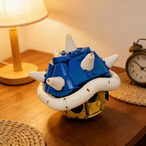 Classic Kart Spiny Shell Turtle 40787 Building Blocks Model Bricks Game Anime Figures DIY Toys Birth