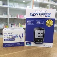 NurCare Blood Glucose Meter & Glucose Test Strips