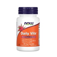 Daily Vits 30 Veg Capsules (Now foods)