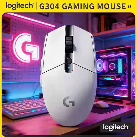Logitech G304 Wireless Gaming Mouse 12000 DPI HERO Sensor LIGHTSPEED 1ms 9-Month Battery Compact Des