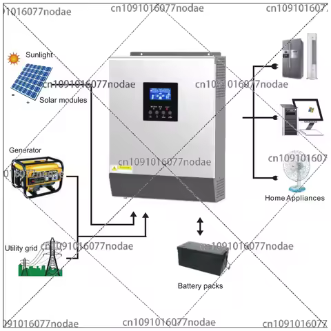4200kw Off Grid Solar Hybrid Inverter 48vdc 7000w Single Phase 9000w 5kv Solar Panel Inverter 8000w 