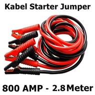 COD OTOHEROES Kabel Jumper Aki  Starter Leads Pure Copper 800 AMP 2.8 m Jumper motor mobil dinamo
