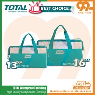 TOTAL 13'' & 16'' Waterproof Tools Bag High Quality / Beg Alatan - ( THT26131 / THT26161 )  Oxford c