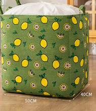 全城熱賣 - 家用大容量衣物收納箱(大淺綠檸檬)(100L（長50*寬40*高50cm））
