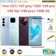 Vivo V27/ V27 pro/ V29/ V29 pro/ V30 5G/ V30 pro/ V30E 5G tempered glass full glue & curved transpar