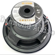 Subwoofer Embassy Es12340 Triple Magnet 450Watt 12 Inch Embasy Sub Es 12340 ( BISA COD )