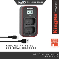 KingMa NP-FZ100 Battery LCD Dual Charger Kit For Sony EOS A9 A7RM Mark III A7rm Mark IV A7R Mark III