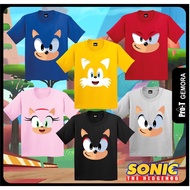 Sonic The Hedgehog Family T-shirt (Sonic/Silver/Amy Rose)