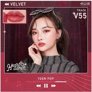 V55 TEEN POP_ 4U2 COSMETICS Heart Dance Velvet Lip Pigment Lipstick 2g