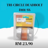 TRI-CIRCLE DEADBOLT D101-SS/D101-AC