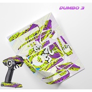 Dumbo RC Decal, Dumbo RC Sticker, DumboRC Dumbo RC X4 X6 2.4Ghz Controller