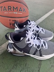 NIKE 耐吉 籃球鞋 LeBron Witness VII EP 7 男鞋 白 黑 灰 氣墊 緩震 運動鞋(US7.5  cm25.5)