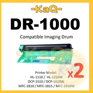 2X DR1000 DR-1000 DRUM TN-1000 TN1000 Compatible  Brother Imaging Drum HL1110 DCP1510 MFC1810 MFC181
