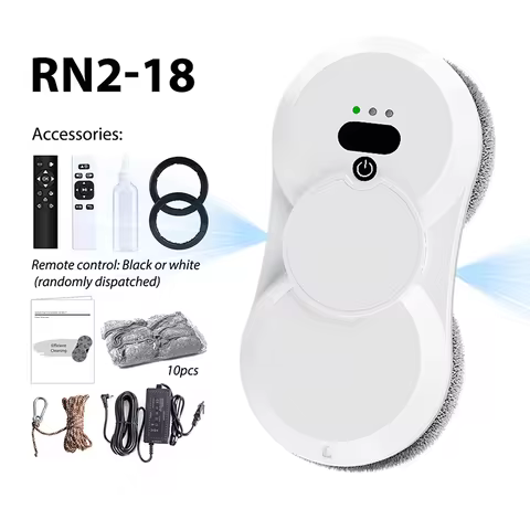 DIVEDEER intelligent fully automatic double water spraying window cleaning robot high-rise window cl