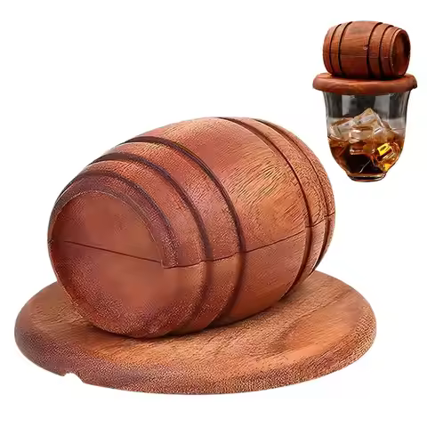 Cocktail Smoker Kit Wine barrel Shaped Bourbon Whiskey Smoker Infuser Kit Birthday Whiskey Gifts for
