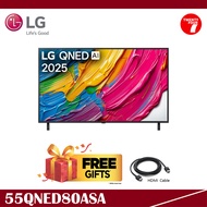 [ Delivered by Seller ] LG 55 Inch LG QNED AI QNED80 4k Smart TV 2025 55QNED80ASA