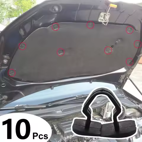 20Pcs Engine Hood Retainer Clips Sound Insulation Rivets for VW Golf 4 5 6 Tiguan 5N Sharan 7N Octav