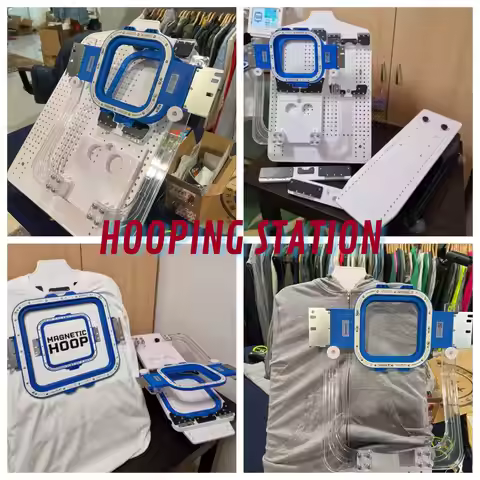 Hoop Station Hoopmaster for Brother Ricoma Tajima BAI Happy etc. embroidery machines Mightyhoop Magn
