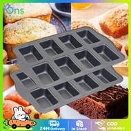 8 Cavity Mini Loaf Pan Non-stick Bread Pan Carbon Steel Brownie Pan Versatile Small Bread Loaf Pan