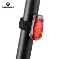 ROCKBROS Bicycle Light Bike Rear Warning MTB Road Cycling Light LED Helmet Tail Light Bike Accessories