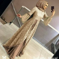 Baju Gamis Muslim Terbaru 2021 2020 Model Baju Pesta Wanita kekinian k