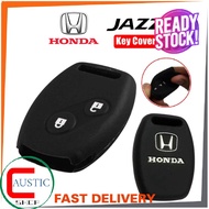 Cover Kunci Dan Remote Silikon Untuk Kereta Model Honda City Civic Stream Jazz Crv Warna Hitam