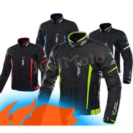 rider jacket jeket lelaki 🍒jaket motor🍒 Motorcycle clothing, cycling clothing, breathable anti-fall and windproof moto