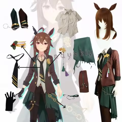 UM Nakayama Festa Christmas Skin Cosplay Outfit Holiday Dress Santa Theme Anime Game For Fans Anime 